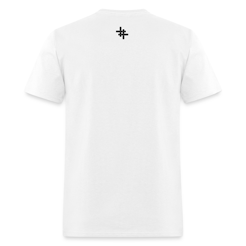 New Jersey STATEment Wasted Unisex/Men's White Tee Shirt - white