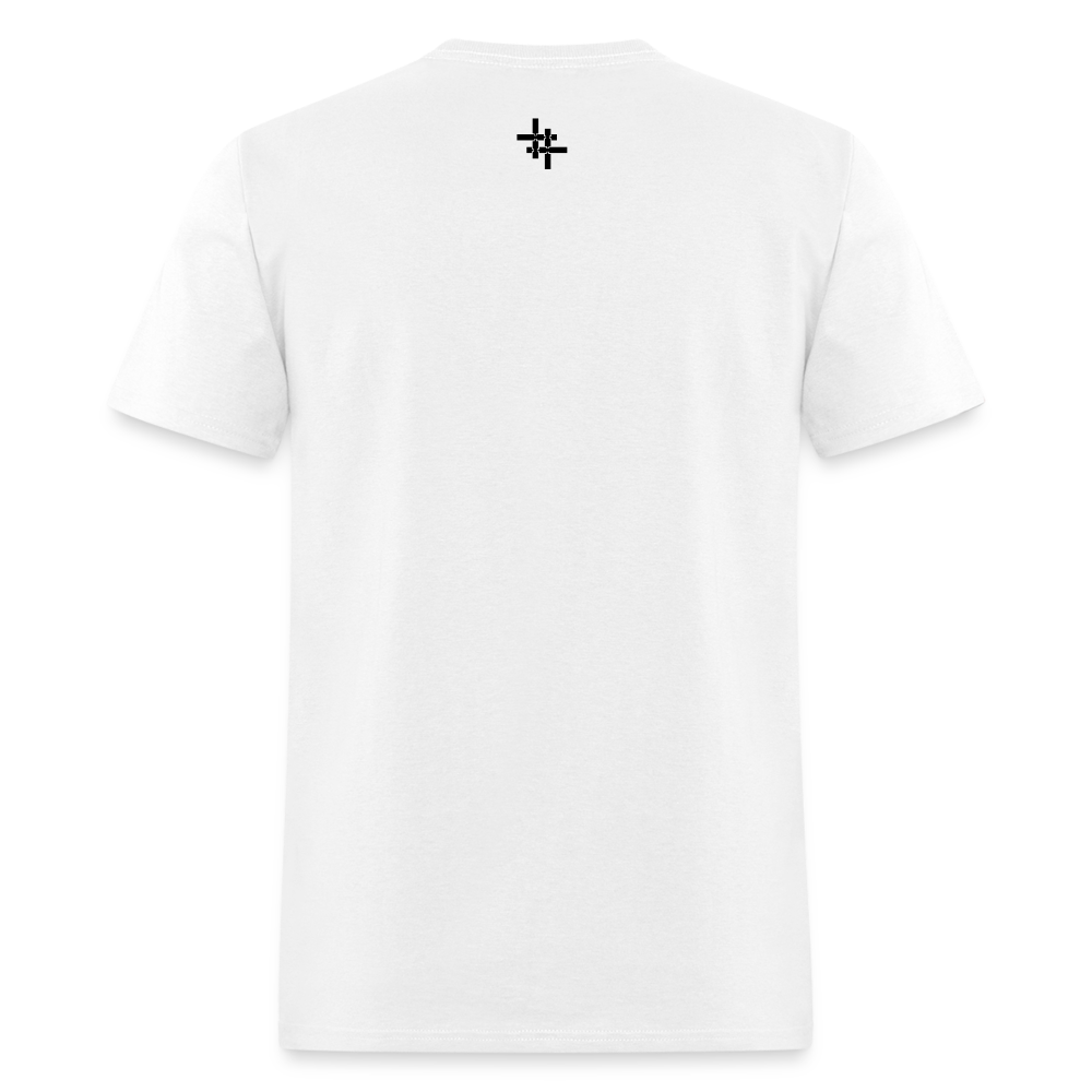 New Jersey STATEment Overconfident Unisex/Men's White Tee Shirt - white