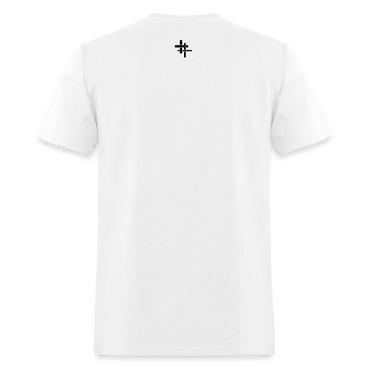 New Jersey STATEment Overconfident Unisex/Men's White Tee Shirt - white