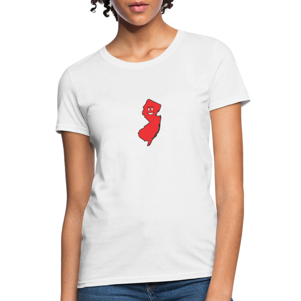 New Jersey STATEment Infatuated Women's White Tee Shirt - white