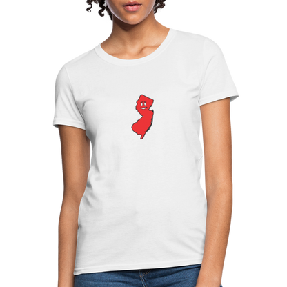 New Jersey STATEment Infatuated Women's White Tee Shirt - white