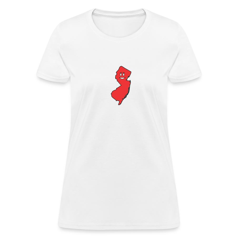 New Jersey STATEment Infatuated Women's White Tee Shirt - white