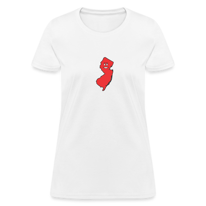 New Jersey STATEment Infatuated Women's White Tee Shirt - white