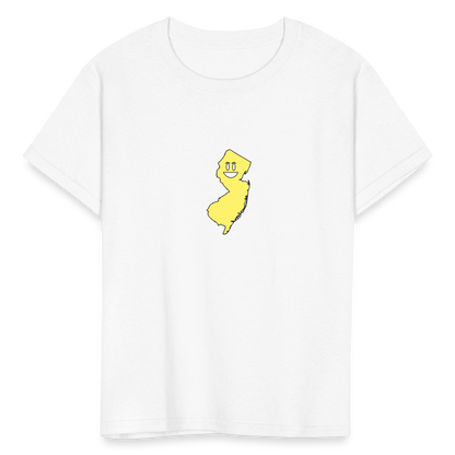 New Jersey STATEment Happy Kid's White Tee Shirt - white