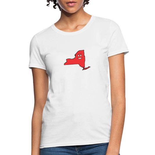 New York STATEment Infatuated Women's White Tee Shirt - white