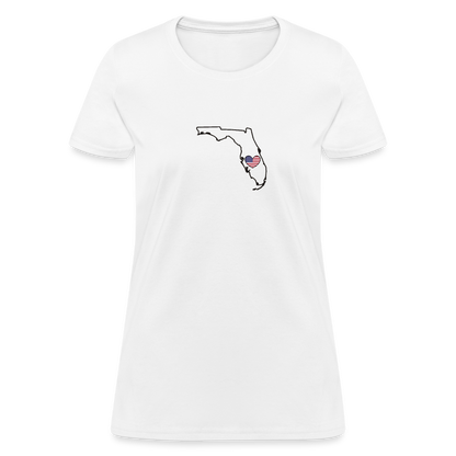 Florida STATEment Americana Women's White Tee Shirt - white