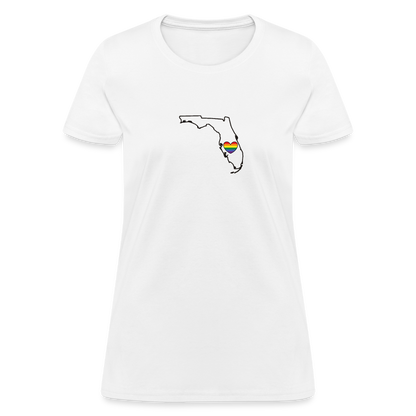 Florida STATEment Pride Women's White Tee Shirt - white