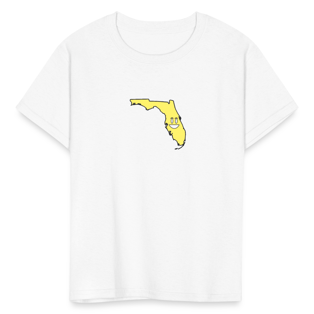 Florida STATEment Happy Kid's White Tee Shirt - white