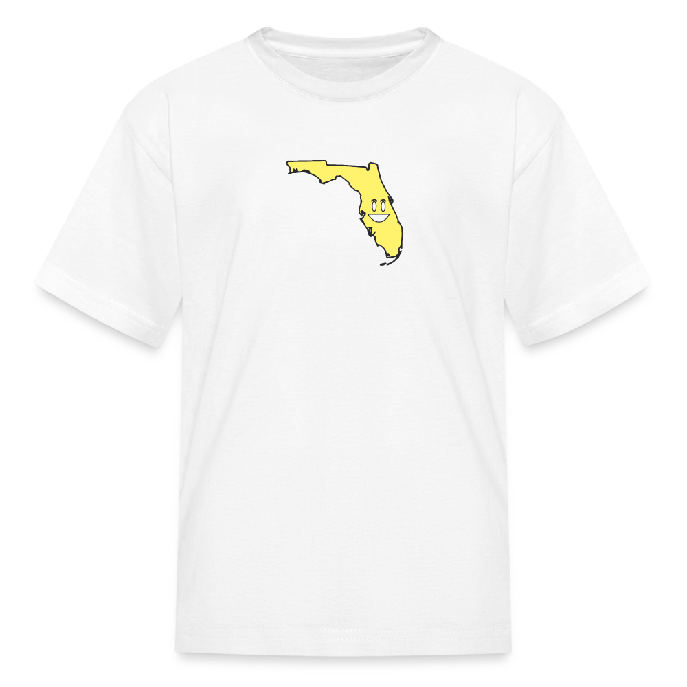 Florida STATEment Happy Kid's White Tee Shirt - white