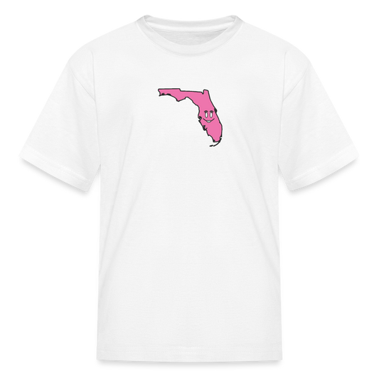 Florida STATEment Cuteness Kid's White Tee Shirt - white