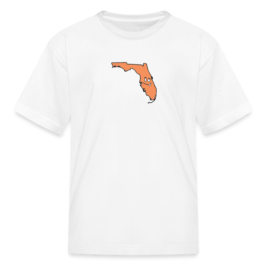 Florida STATEment Sassy Kid's White Tee Shirt - white
