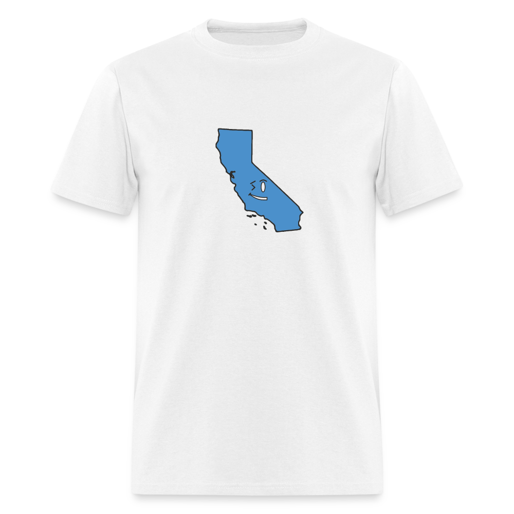 California STATEment Overconfident Unisex/Men's White Tee Shirt - white