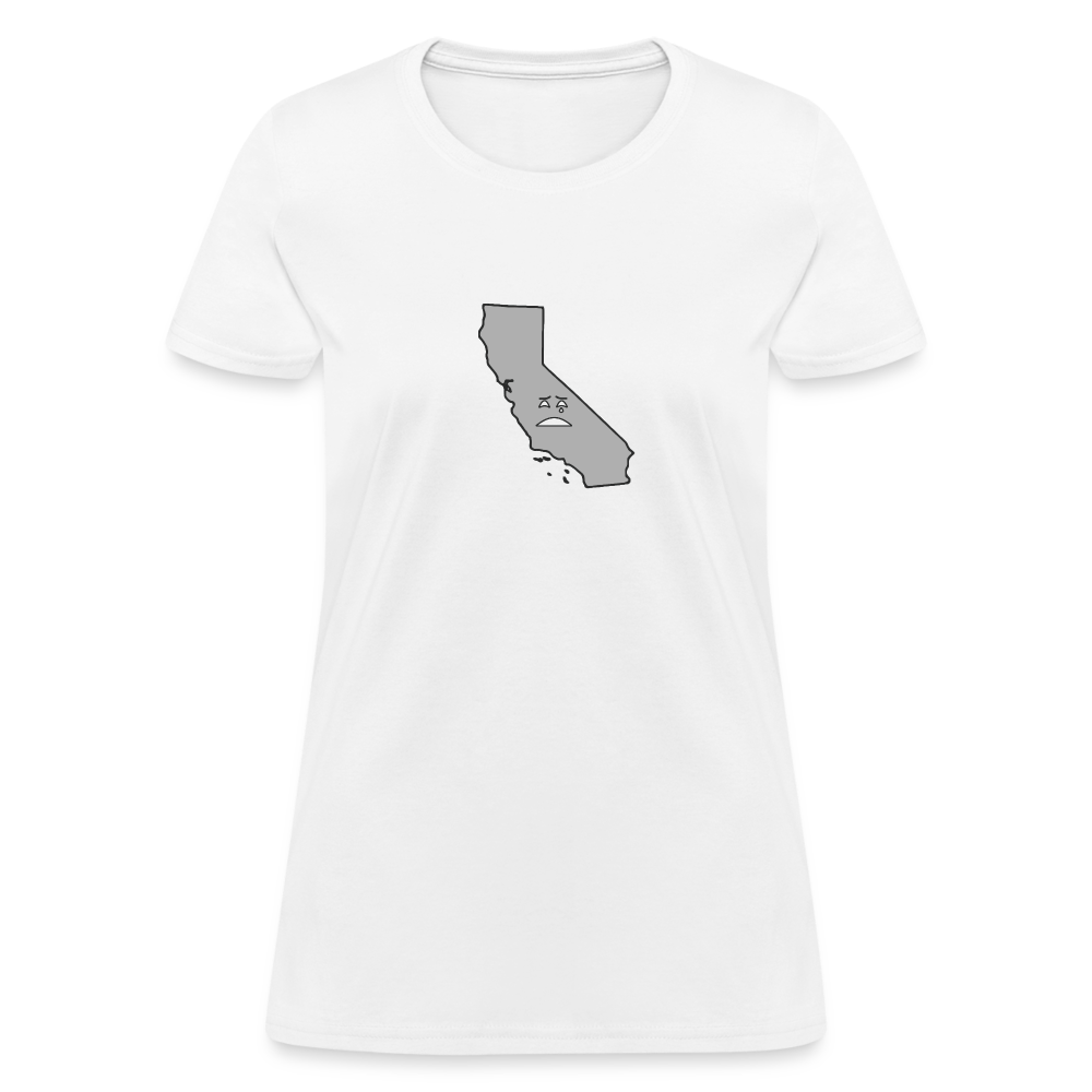 California STATEment Moody Women's White Tee Shirt - white