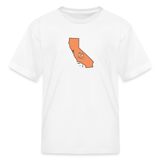 California STATEment Sassy Kid's White Tee Shirt - white