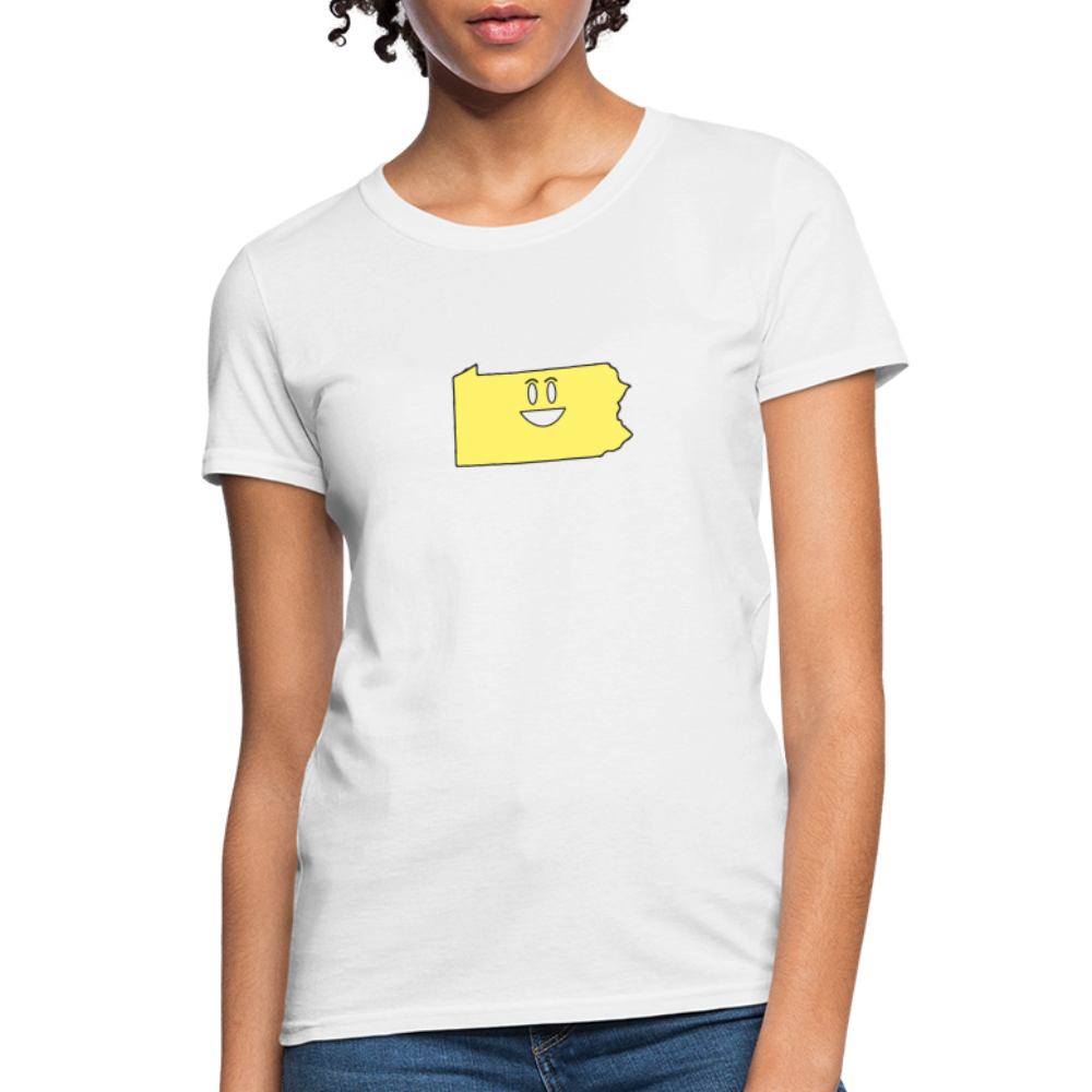 Pennsylvania STATEment Happy Apocalypse Women's White Tee Shirt - white