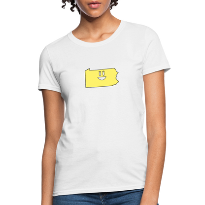 Pennsylvania STATEment Happy Apocalypse Women's White Tee Shirt - white