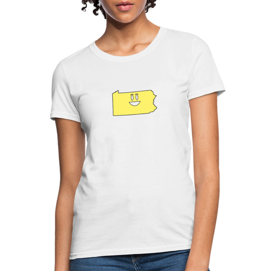 Pennsylvania STATEment Happy Apocalypse Women's White Tee Shirt - white