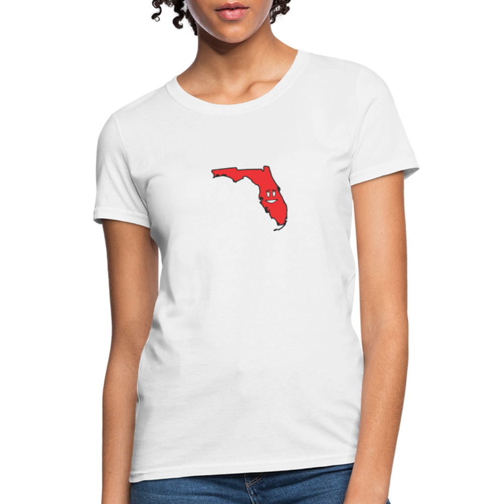 Florida STATEment Infatuated Women's White Tee Shirt - white