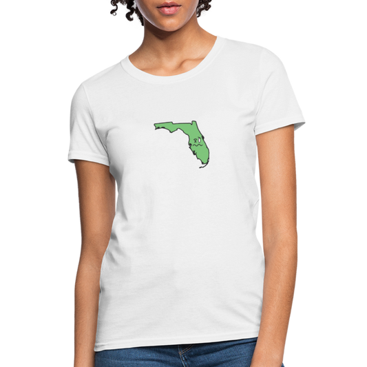 Florida STATEment Wasted Women's White Tee Shirt - white