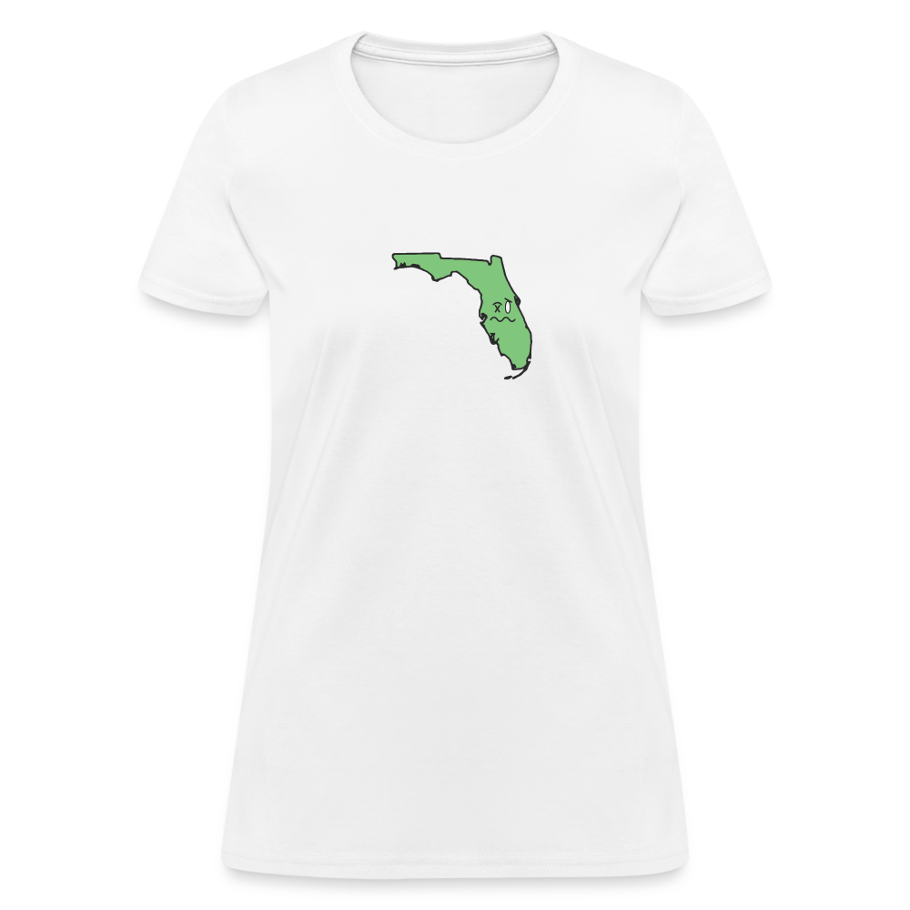 Florida STATEment Wasted Women's White Tee Shirt - white