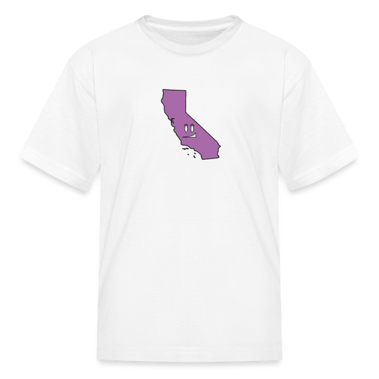 California STATEment Smirky Kid's White Tee Shirt - white