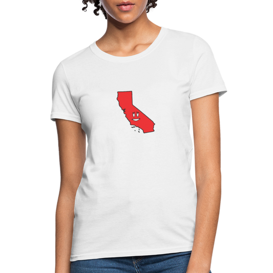 California STATEment Infatuated Women's White Tee Shirt - white
