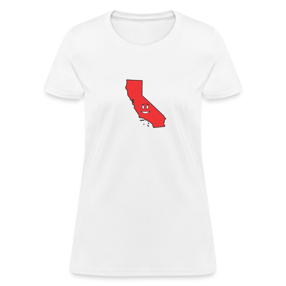 California STATEment Infatuated Women's White Tee Shirt - white