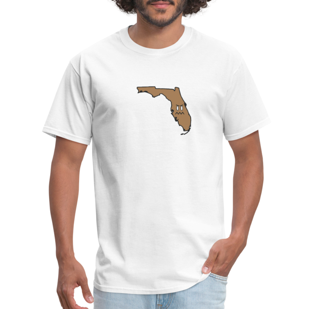 Florida STATEment Grumpy Unisex/Men's White Tee Shirt - white