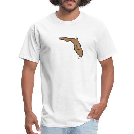 Florida STATEment Grumpy Unisex/Men's White Tee Shirt - white