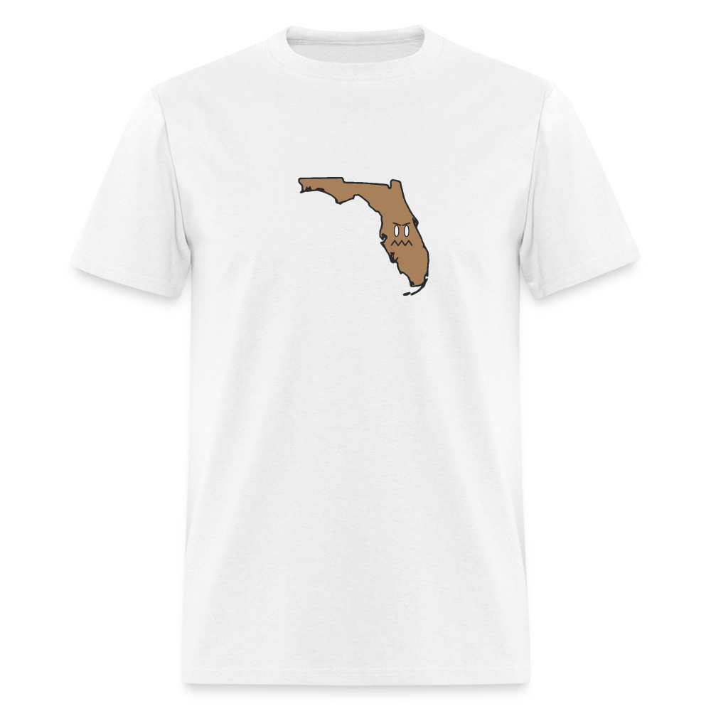 Florida STATEment Grumpy Unisex/Men's White Tee Shirt - white