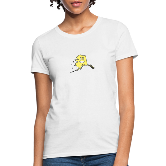 Alaska STATEment Happy Apocalypse Women's White Tee Shirt - white