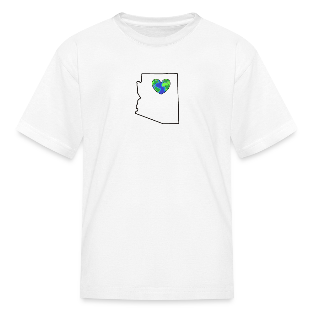 Arizona STATEment Earth Kid's White Tee Shirt - white