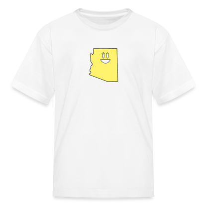 Arizona STATEment Happy Kid's White Tee Shirt - white