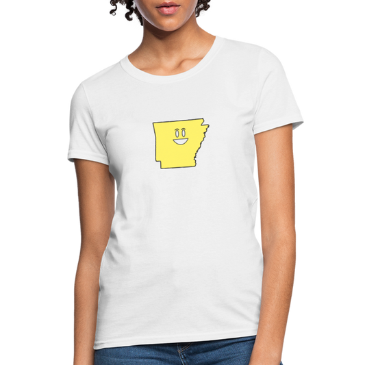 Arkansas STATEment Happy Apocalypse Women's White Tee Shirt - white