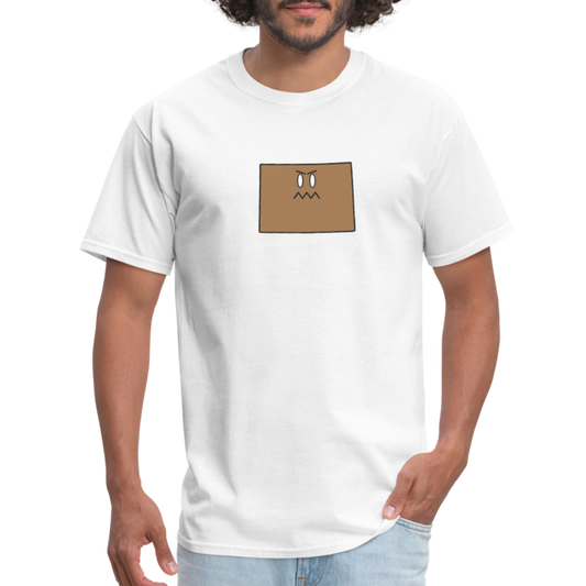 Colorado STATEment Grumpy Unisex/Men's White Tee Shirt - white