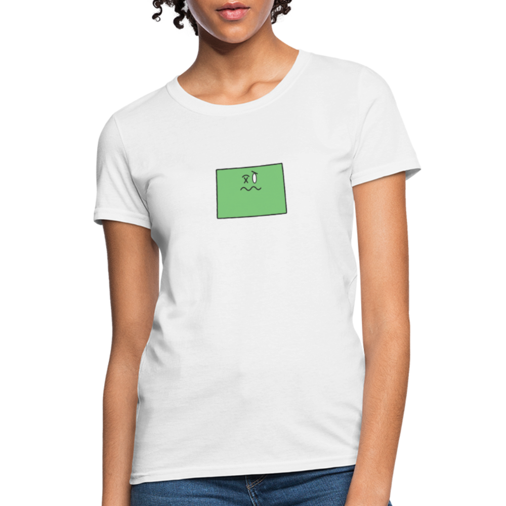 Colorado STATEment Wasted Women's White Tee Shirt - white