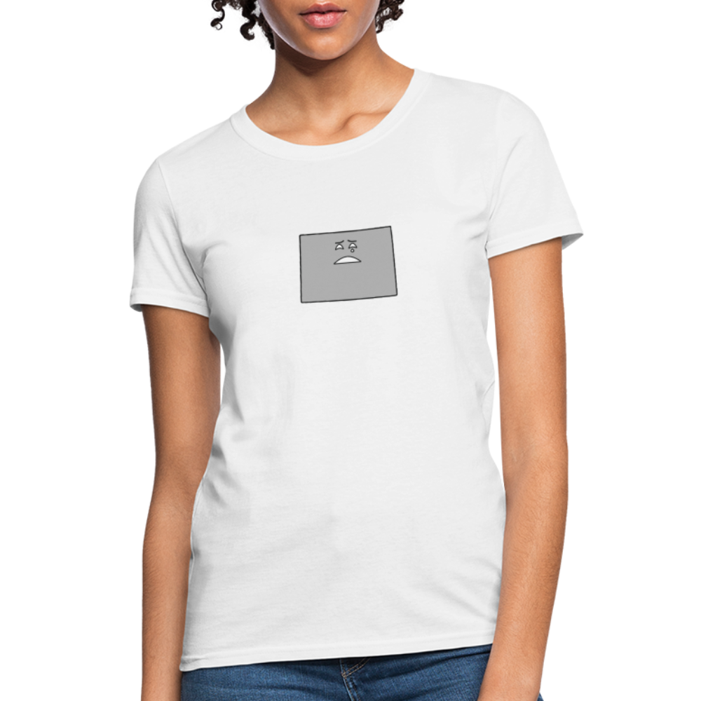 Colorado STATEment Moody Women's White Tee Shirt - white