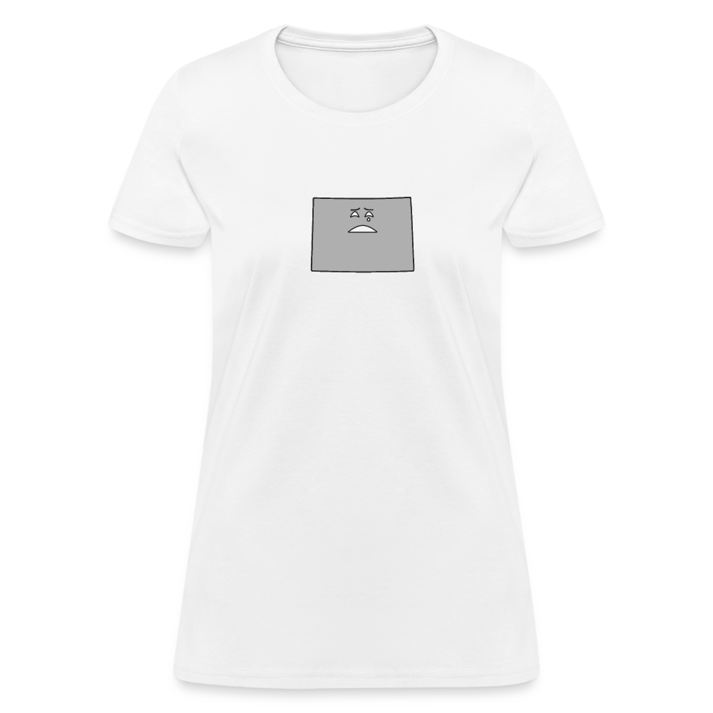 Colorado STATEment Moody Women's White Tee Shirt - white