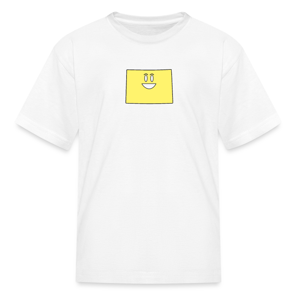 Colorado STATEment Happy Kid's White Tee Shirt - white