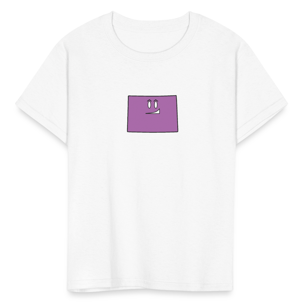 Colorado STATEment Smirky Kid's White Tee Shirt - white