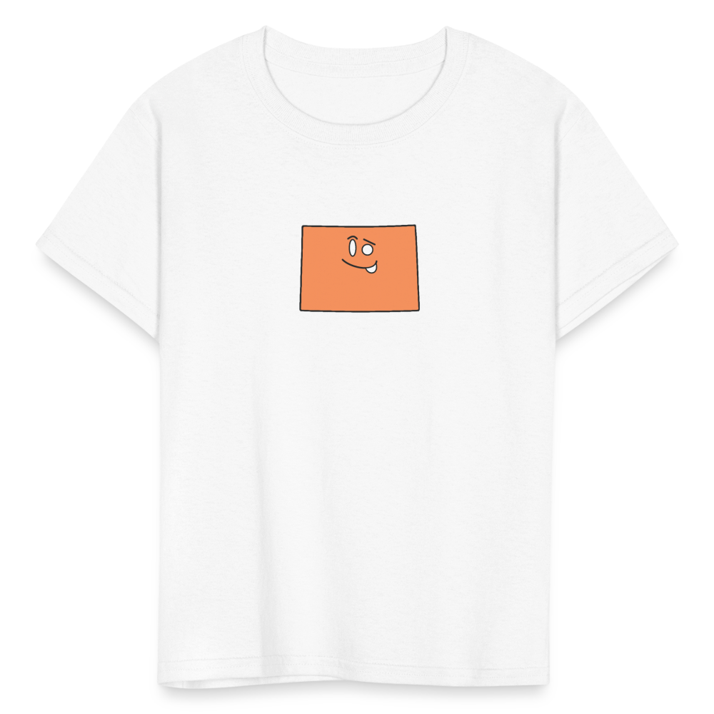 Colorado STATEment Sassy Kid's White Tee Shirt - white