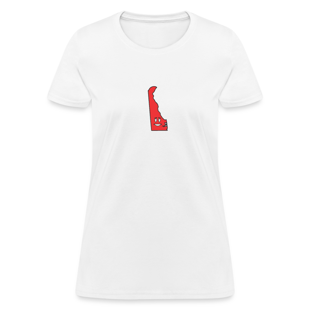 Delaware STATEment Infatuated Women's White Tee Shirt - white