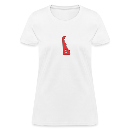 Delaware STATEment Infatuated Women's White Tee Shirt - white