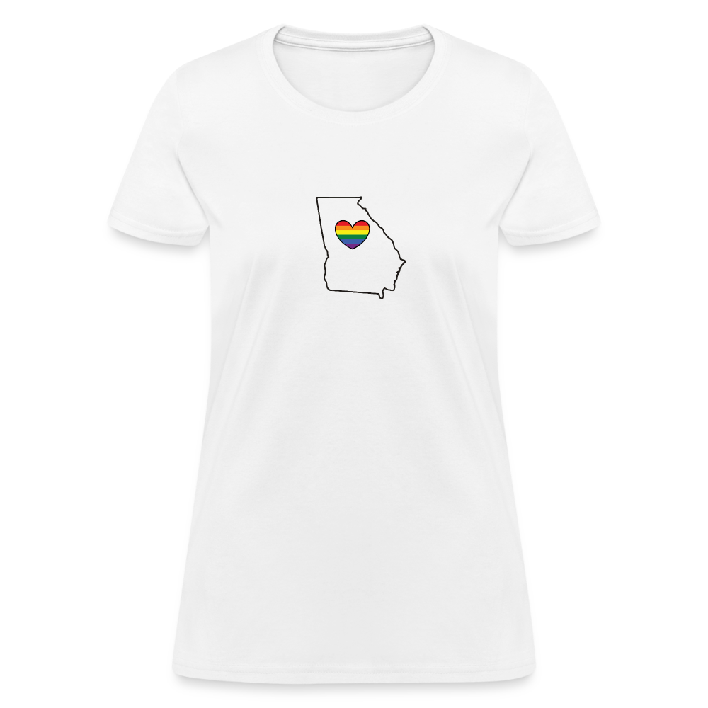 Georgia STATEment Americana Women's White Tee Shirt - white