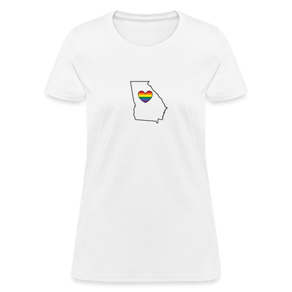 Georgia STATEment Americana Women's White Tee Shirt - white