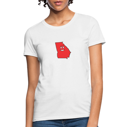 Georgia STATEment Infatuated Women's White Tee Shirt - white