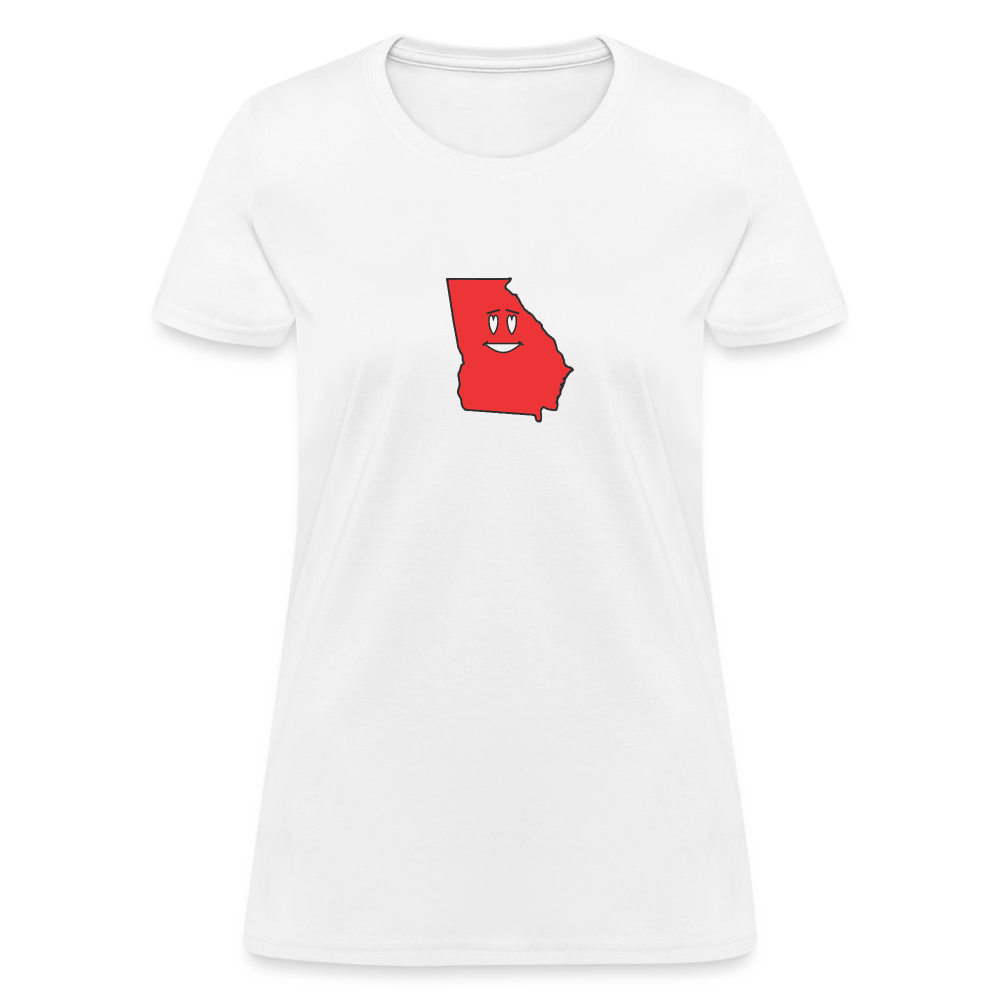 Georgia STATEment Infatuated Women's White Tee Shirt - white