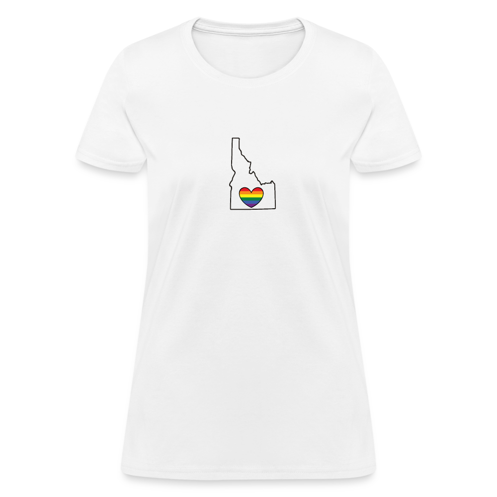 Idaho STATEment Peace Women's White Tee Shirt - white