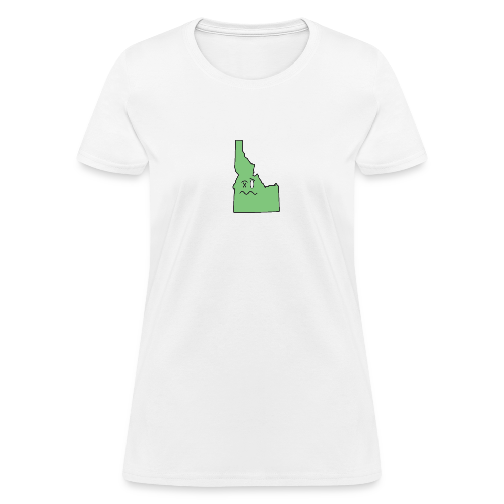 Idaho STATEment Wasted Women's White Tee Shirt - white