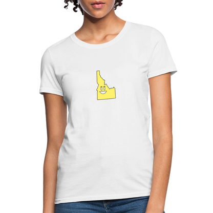 Idaho STATEment Happy Apocalypse Women's White Tee Shirt - white